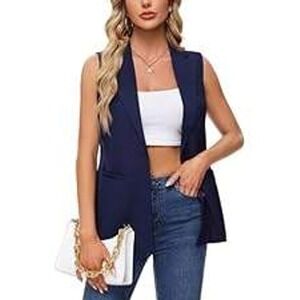 Maison d'Amelie vest layering blue long day to night packable minimalist luxe Md